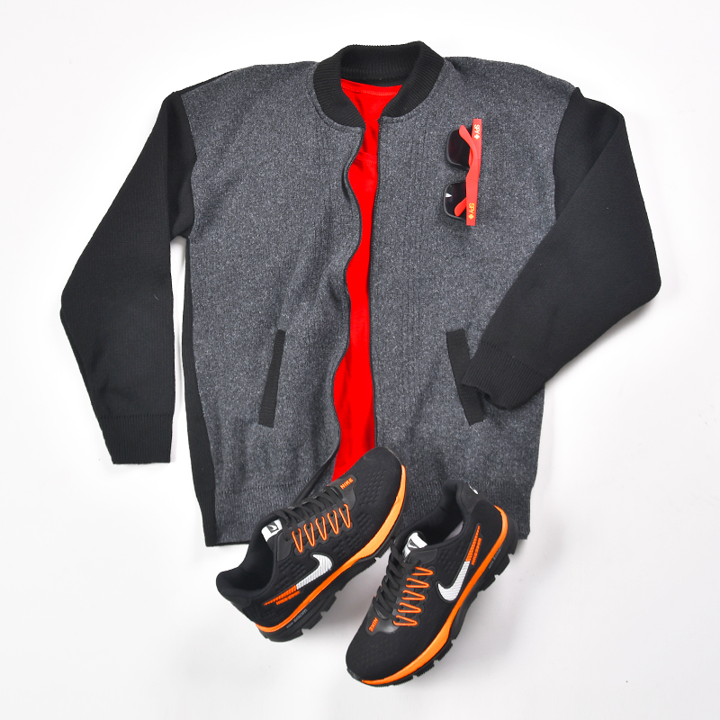 سوئیشرت بافت مردانه مدل Biner