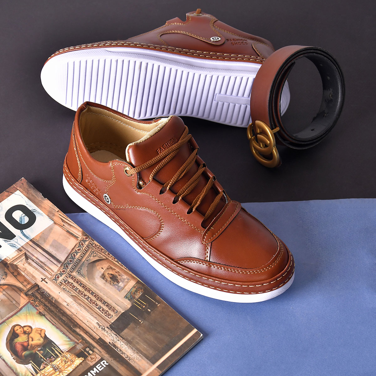 کفش مردانه طرح چرم مدل isatis