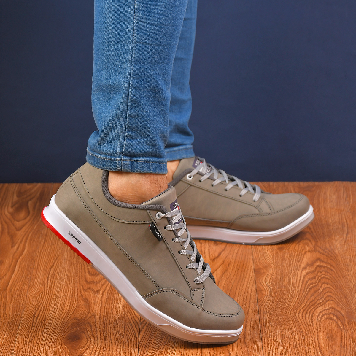 كفش مردانه طوسي  مدلBamdad