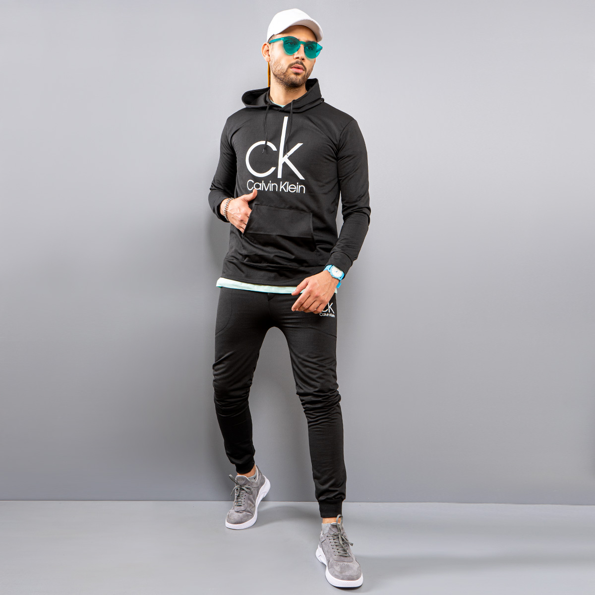 ست سوئیشرت شلوارمردانه CK مدل Masis