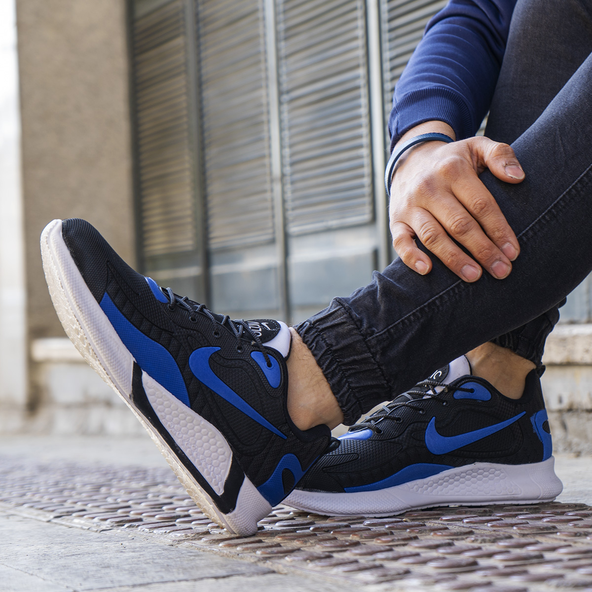 کفش مردانه NIKE مدل VISHO رنگ مشکی آبی