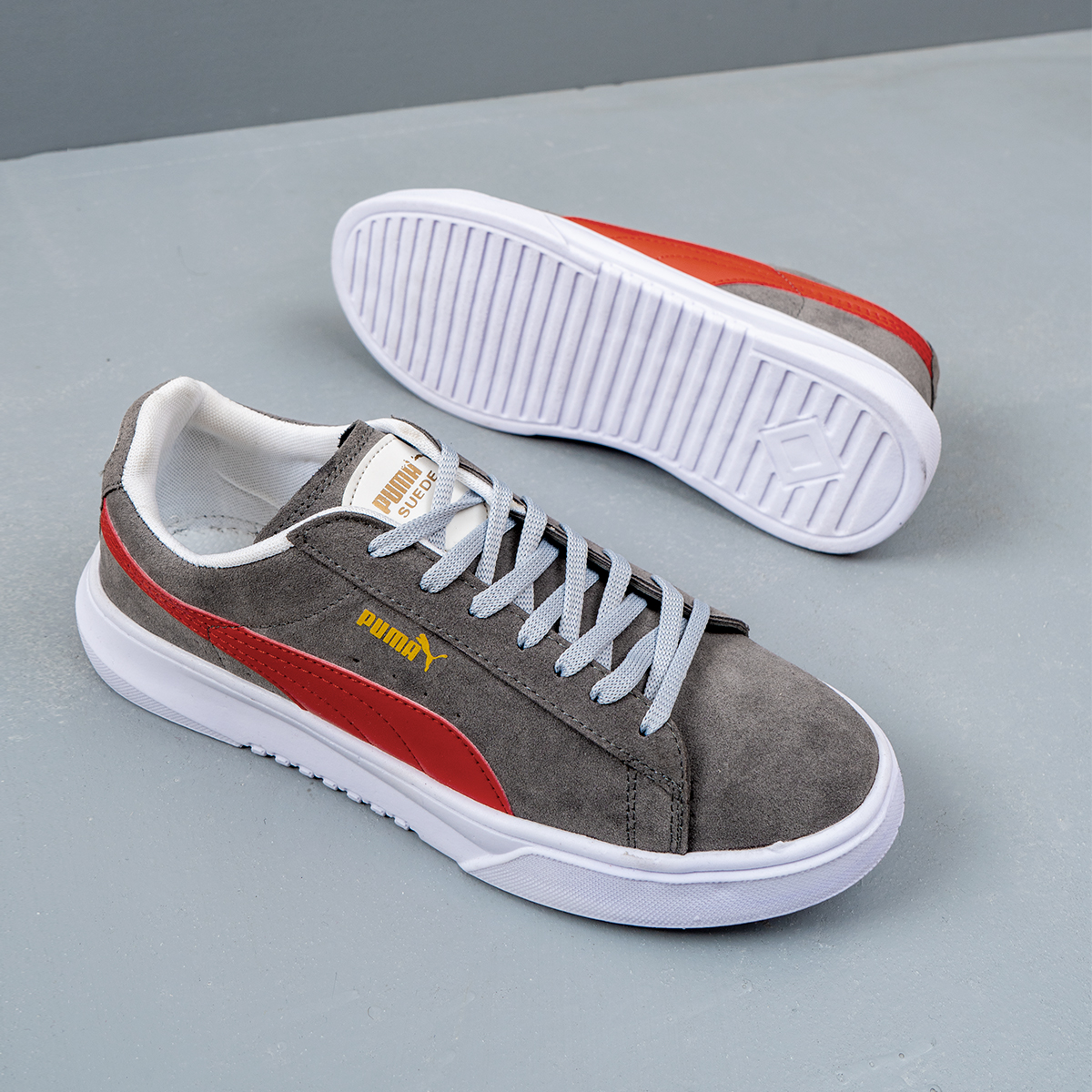 كفش مردانه puma مدل Panju رنگ طوسي