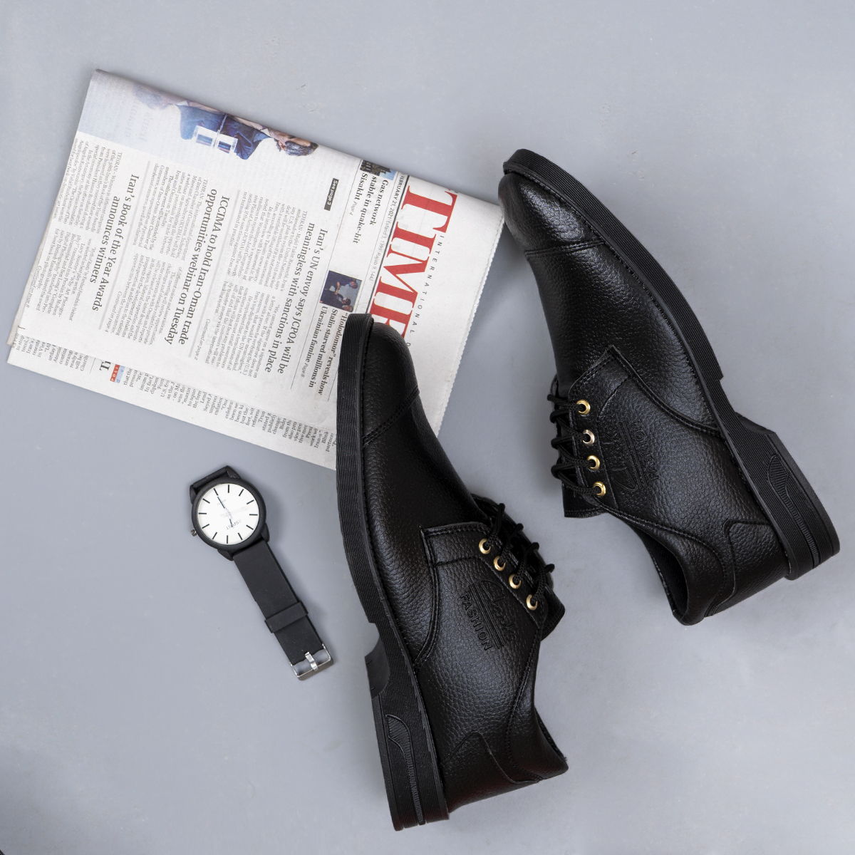 کفش مردانه مشکی مدل Dove