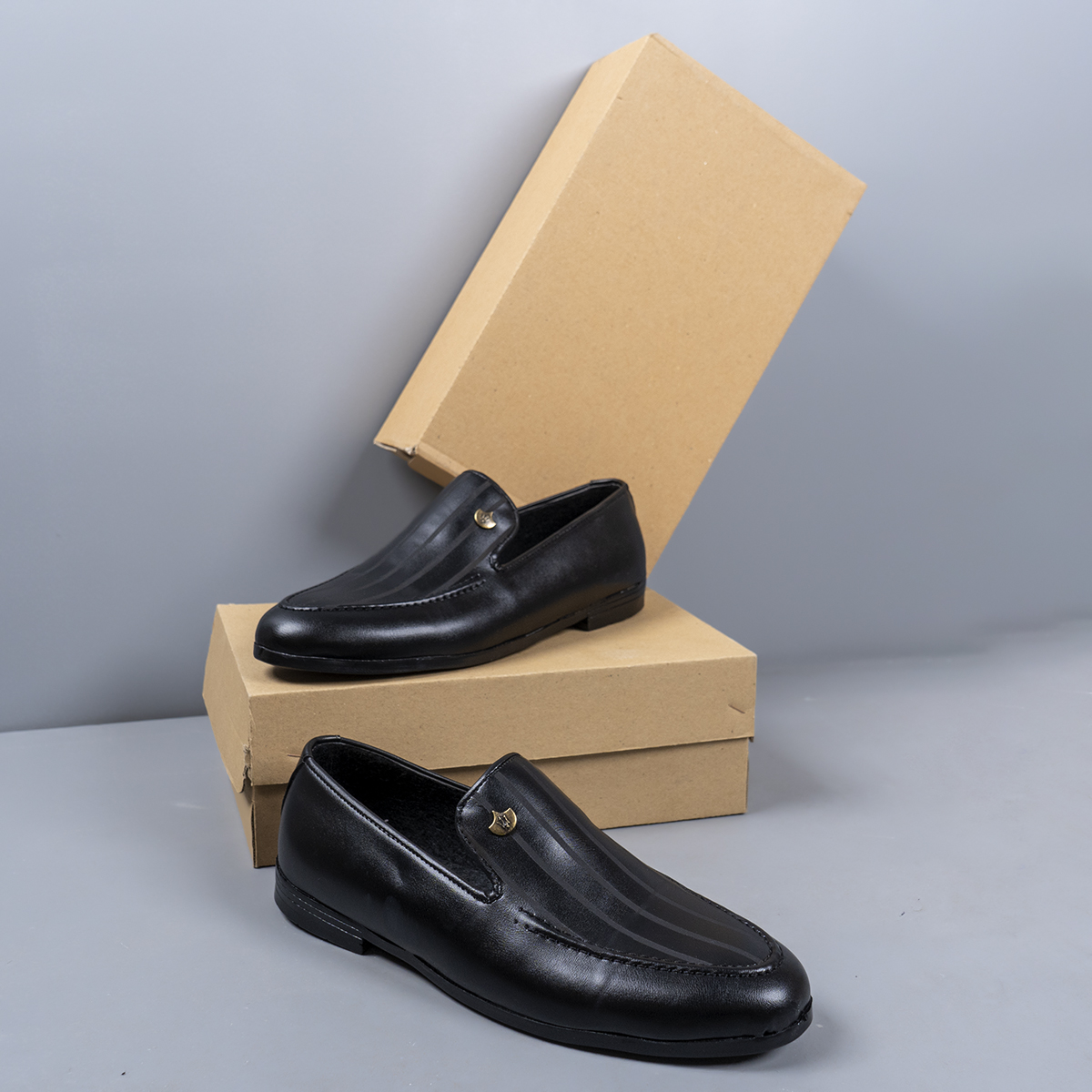 کفش کالج مردانه مشکی مدل Dever