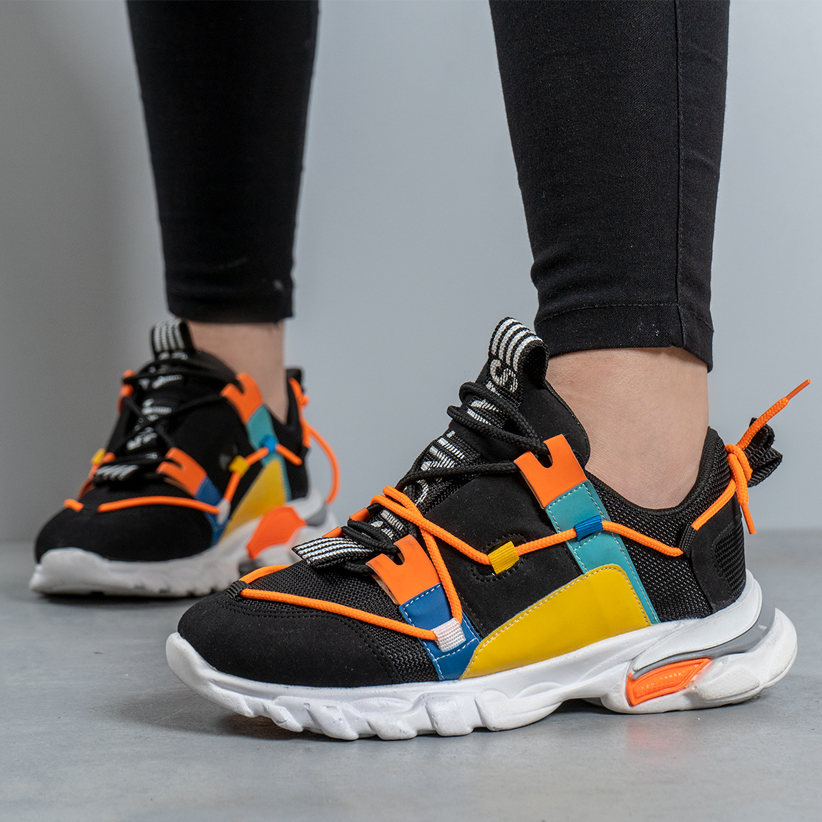 کفش ورزشی دخترانه مشکی مدل Ruby