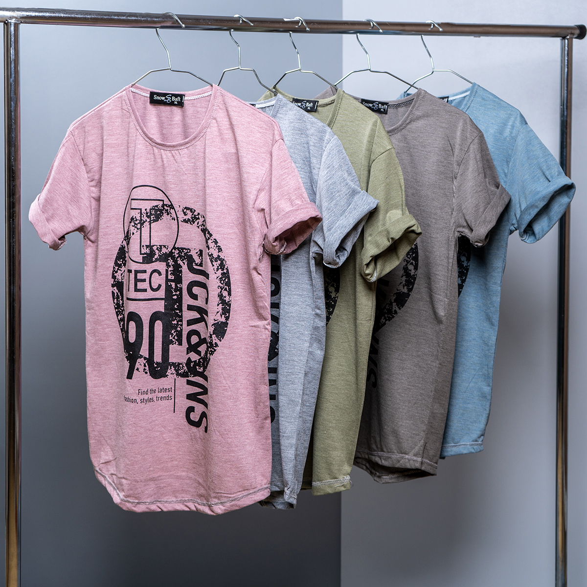 تیشرت مردانه سبز مدل Romer