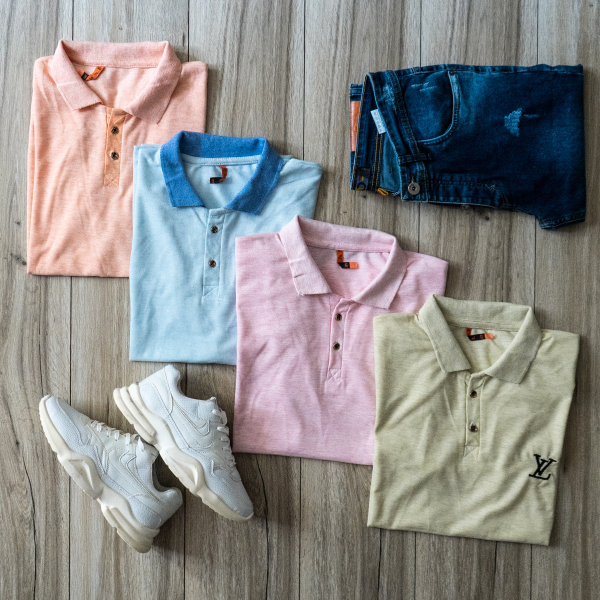 تیشرت جودون آبی مردانه LV(T)