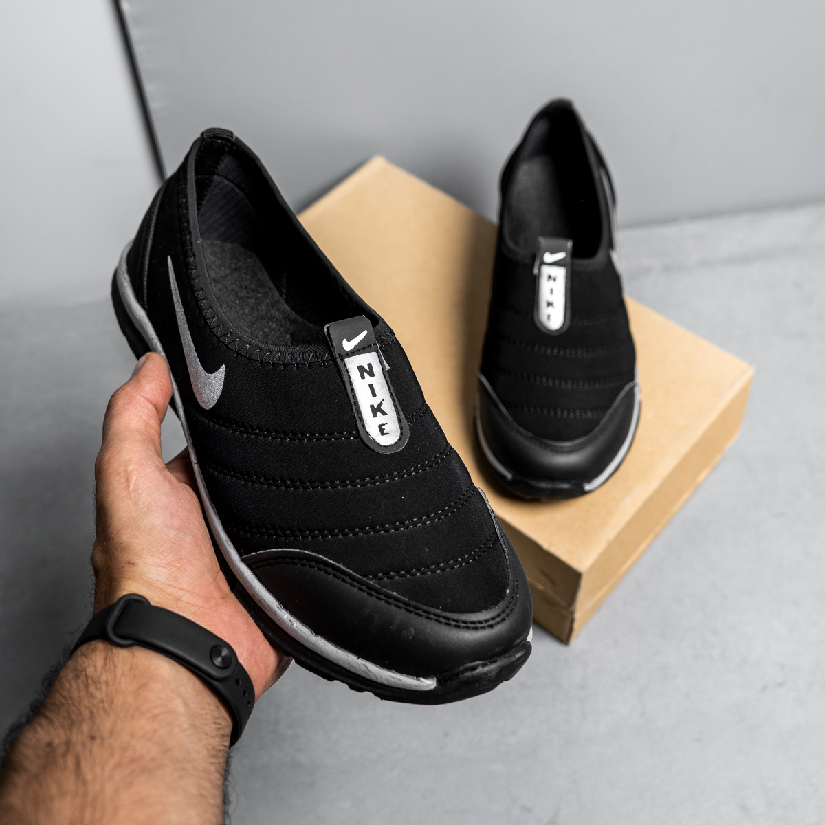 کفش مردانه Nike مشکی مدل Nadel