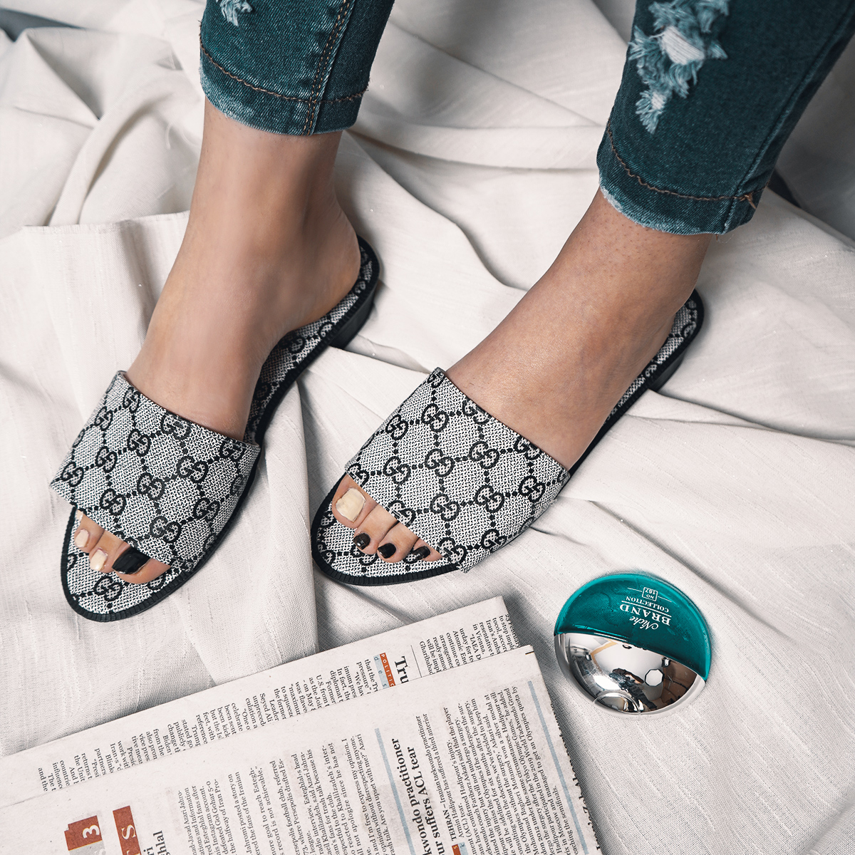 صندل گوچی زنانه مدل Anya(T)