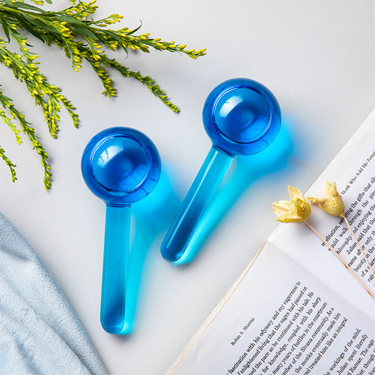 ماساژور دستی صورت مدل گوی یخی