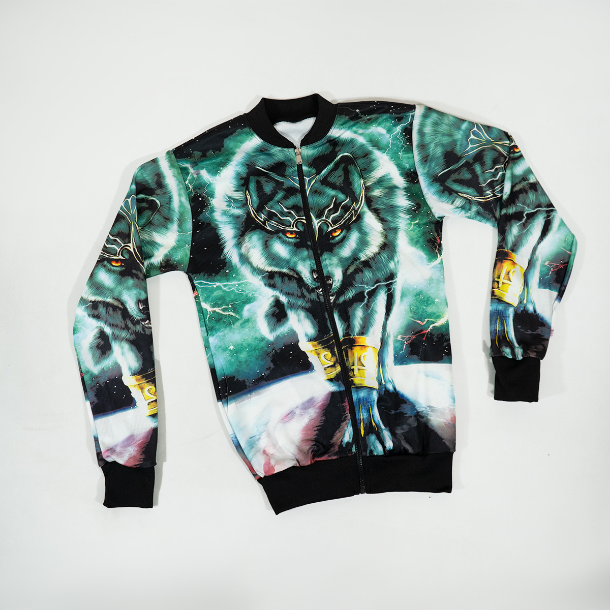 سوییشرت مردانه طرح گرگ مدل L712