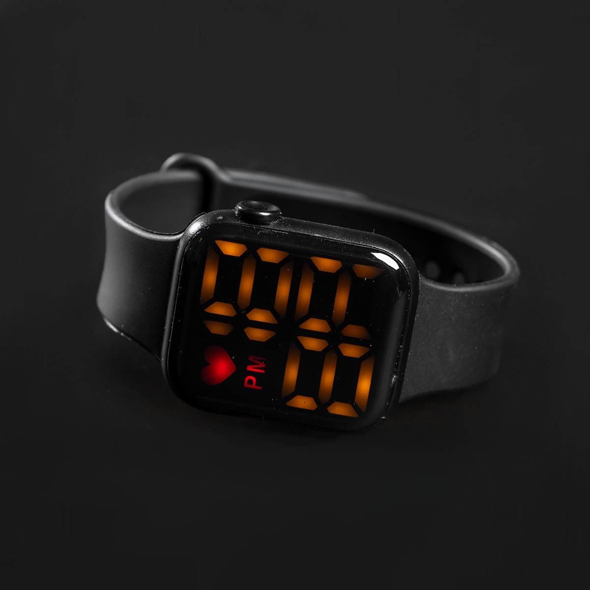 ساعت دیجیتالی LED مشکی مدل Alan