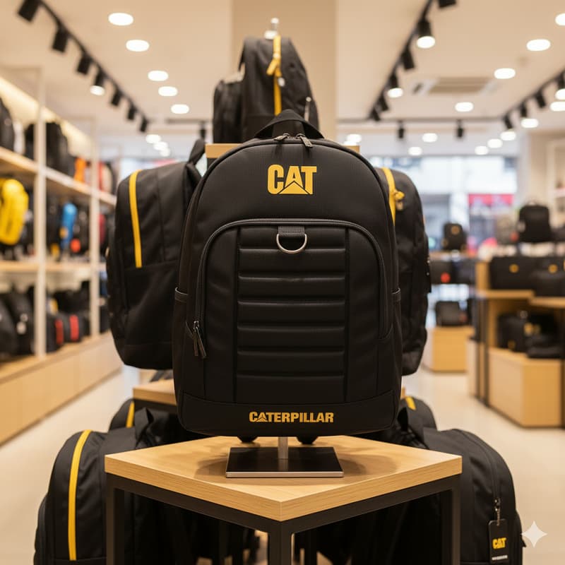 کوله پشتی Cat مشکی مدل payam