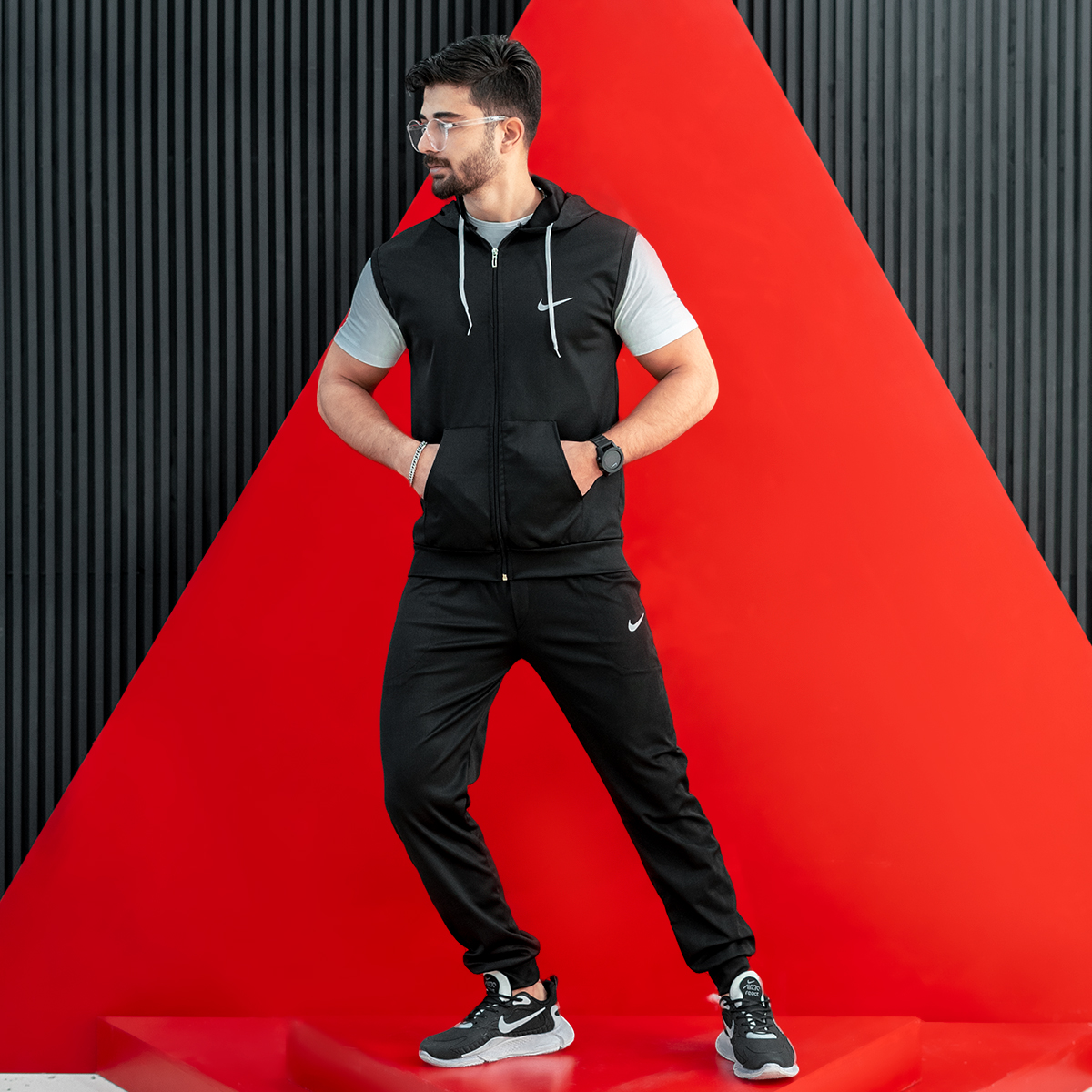 ست دو تیکه Nike مردانه مدل Parsan