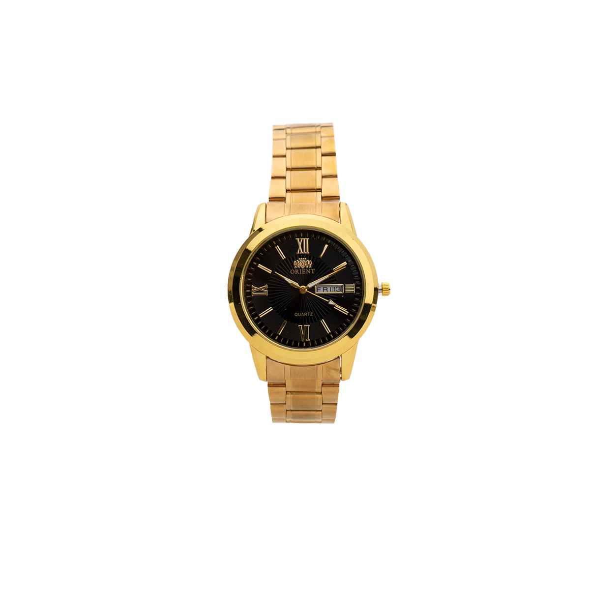 ساعت مچی Orient طلایی صفحه مشکی مدل Z20