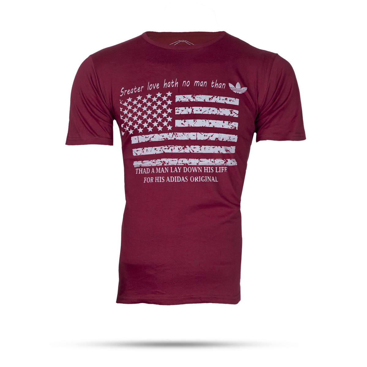 تیشرت مردانه قرمز (T) مدل Amrika