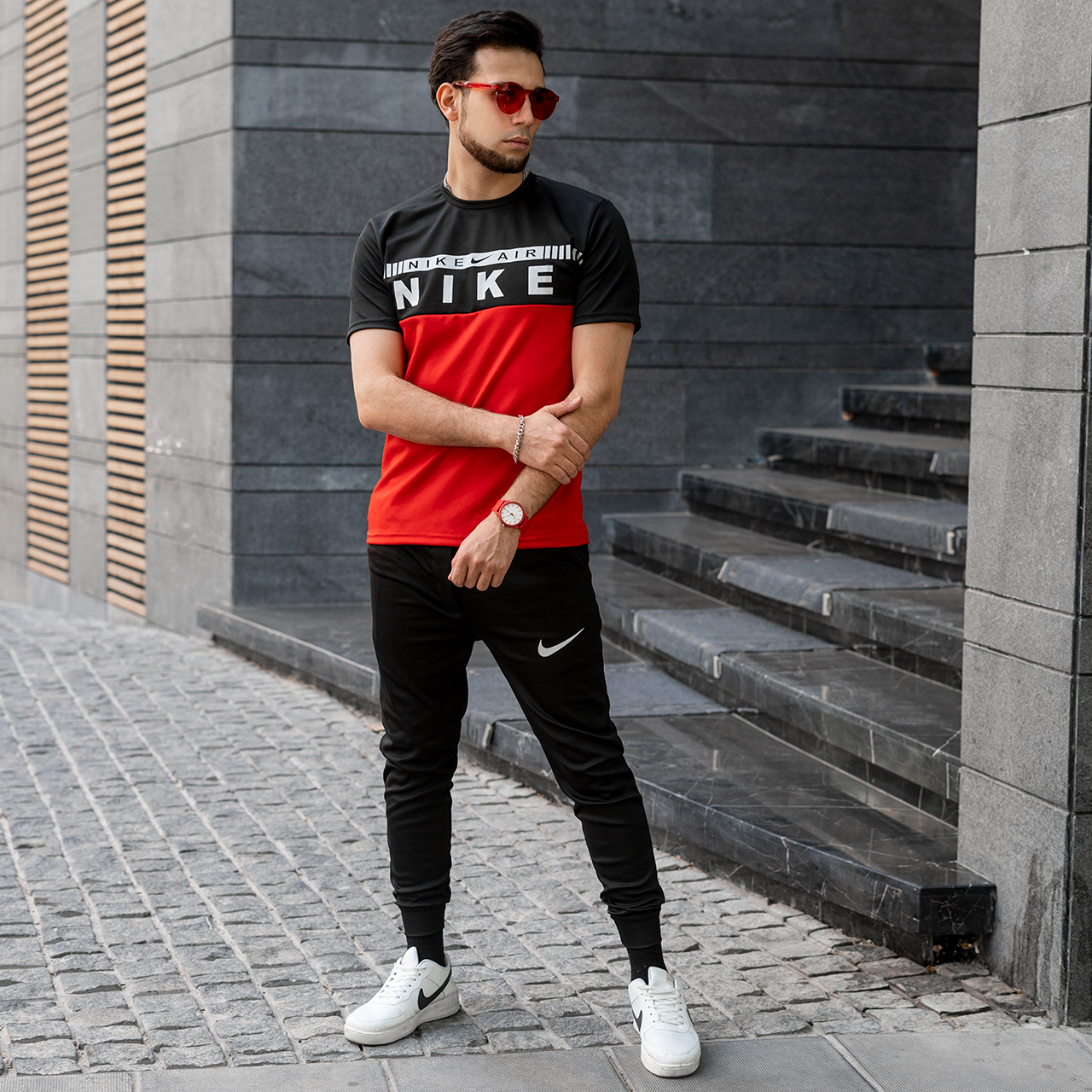 ست تیشرت شلوار nike air مردانه مدل Fors