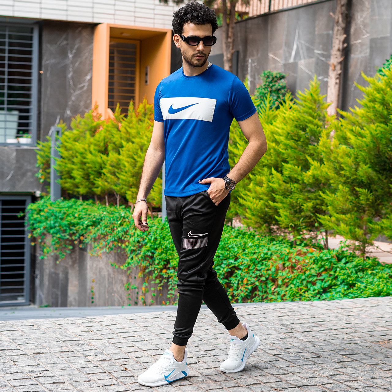 ست تیشرت شلوار نایک مردانه مدل SS