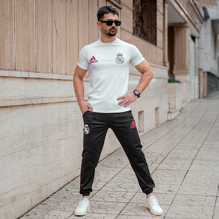 ست تیشرت شلوار مردانه رئال مادرید مدلRM21