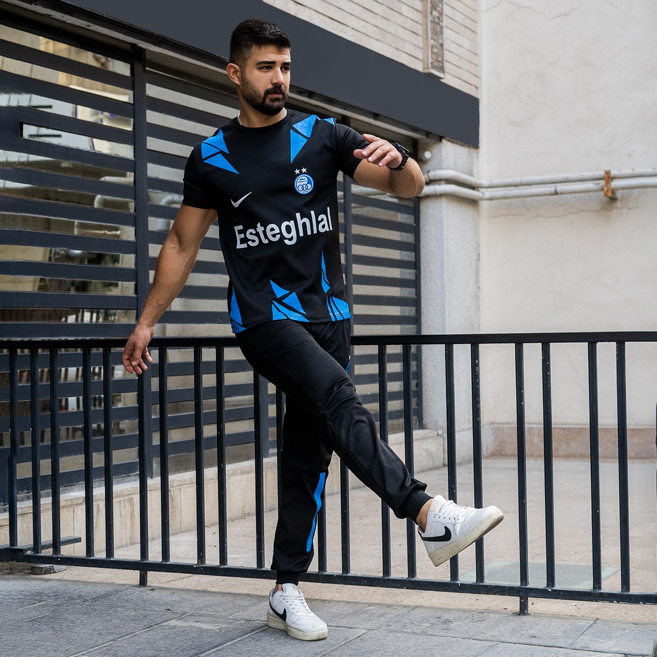 ست تیشرت شلوار استقلال مردانه مدل WS72