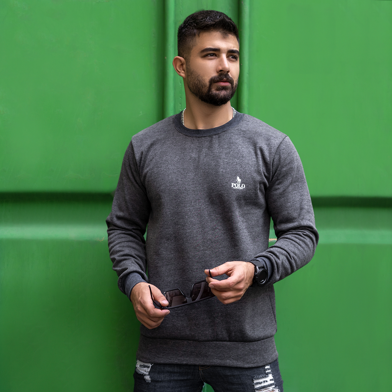 دورس مردانه polo طوسی تیره مدلLexi