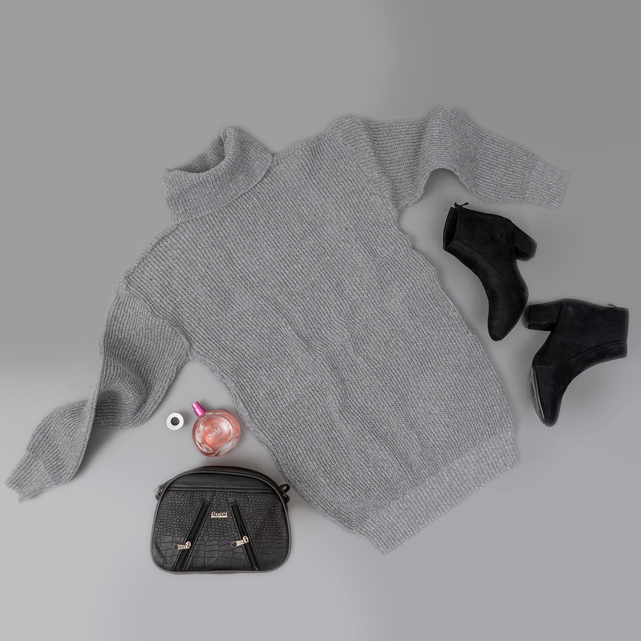 بافت دخترانه طوسی روشن مدل elsa