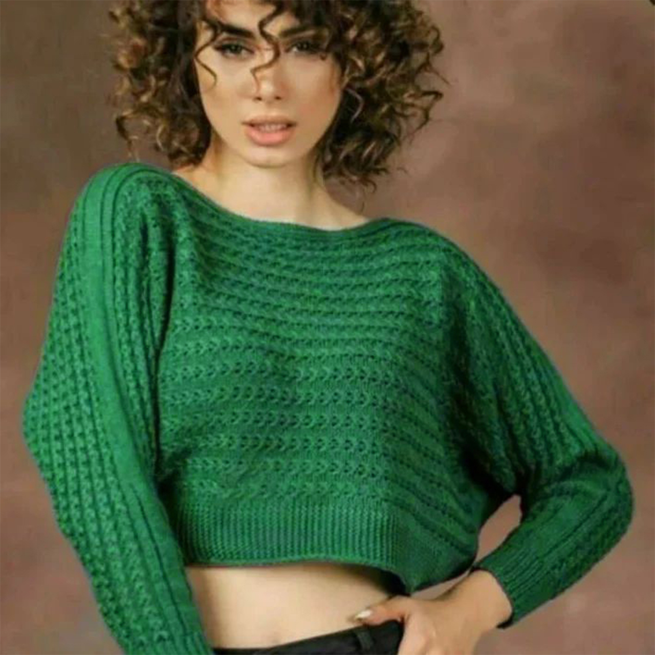 نیم تنه دخترانه سبزمدل Bita