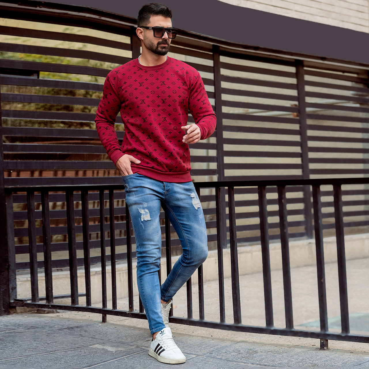 دورس مردانه طرح LV قرمزمدل ADRAS