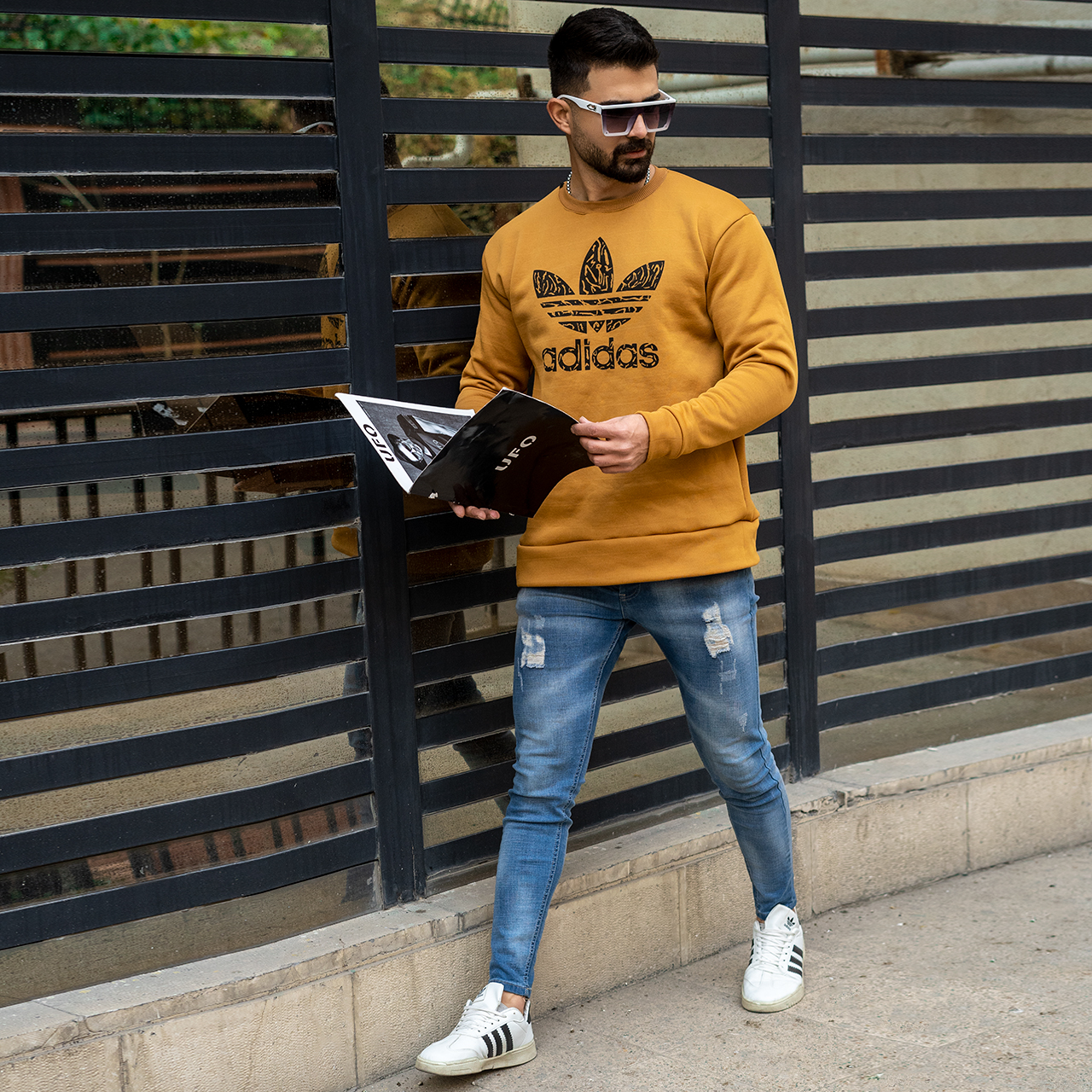 دورس مردانه آدیداس خردلی مدل ERIS