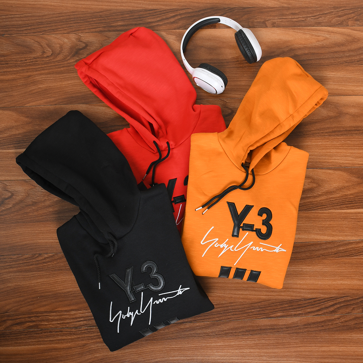 هودی مردانه Y-3 سرمه ای مدل Eric