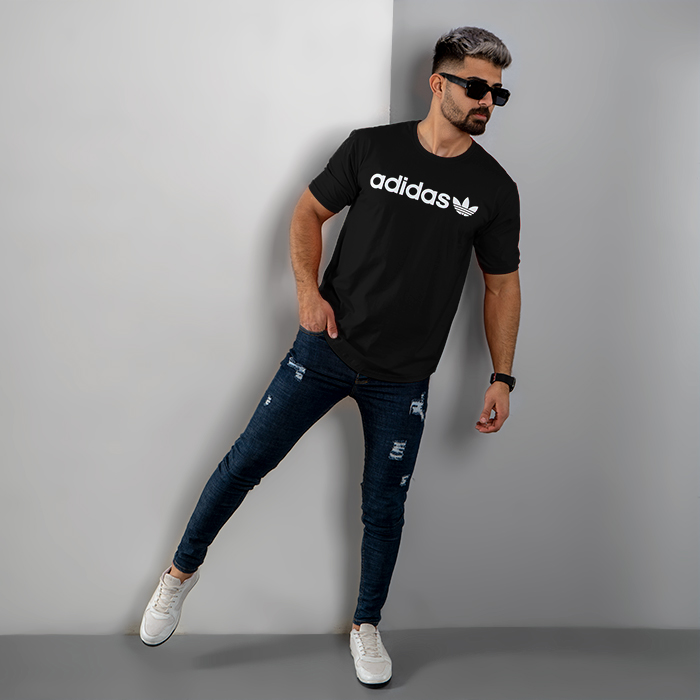 تیشرت مردانه ADIDAS مشکی مدل TENO