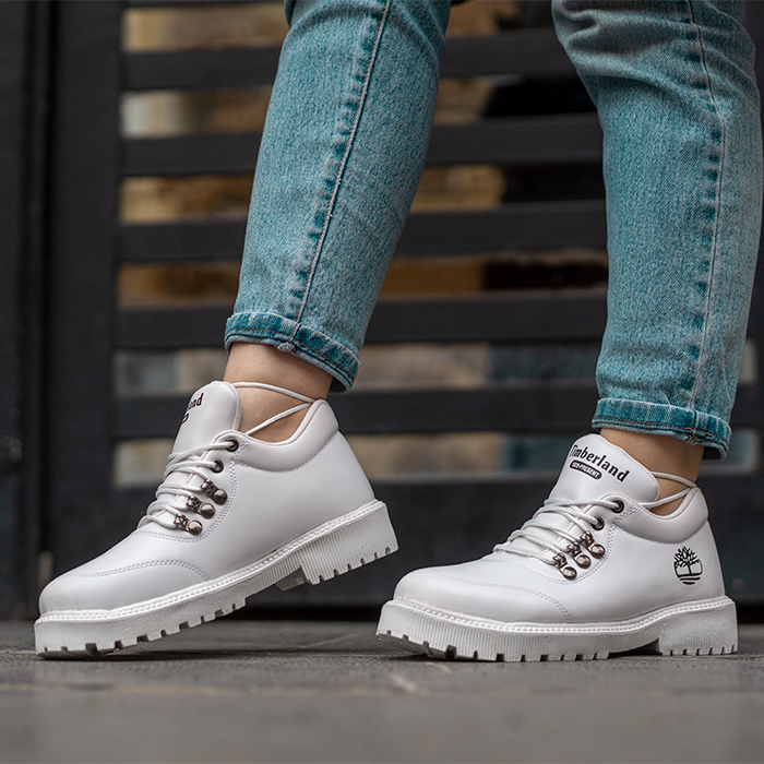 نیم بوت دخترانه سفید مدل Faranak