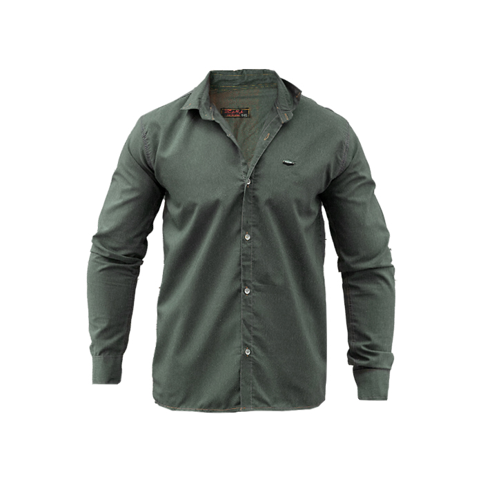 پیراهن مردانه سبز مدل Novan