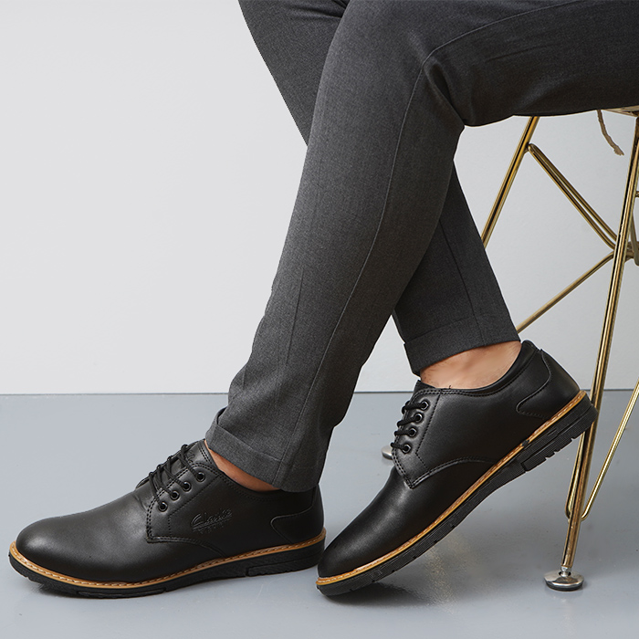 کفش ساق کوتاه مشکی مدل koten