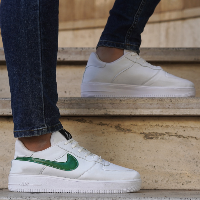 کفش Air Jordan مردانه سفید سبز مدل Raya