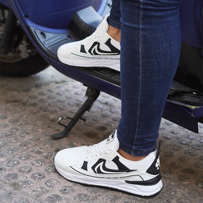 کفش Nike Air سفید مشکی مردانه مدل Raynik