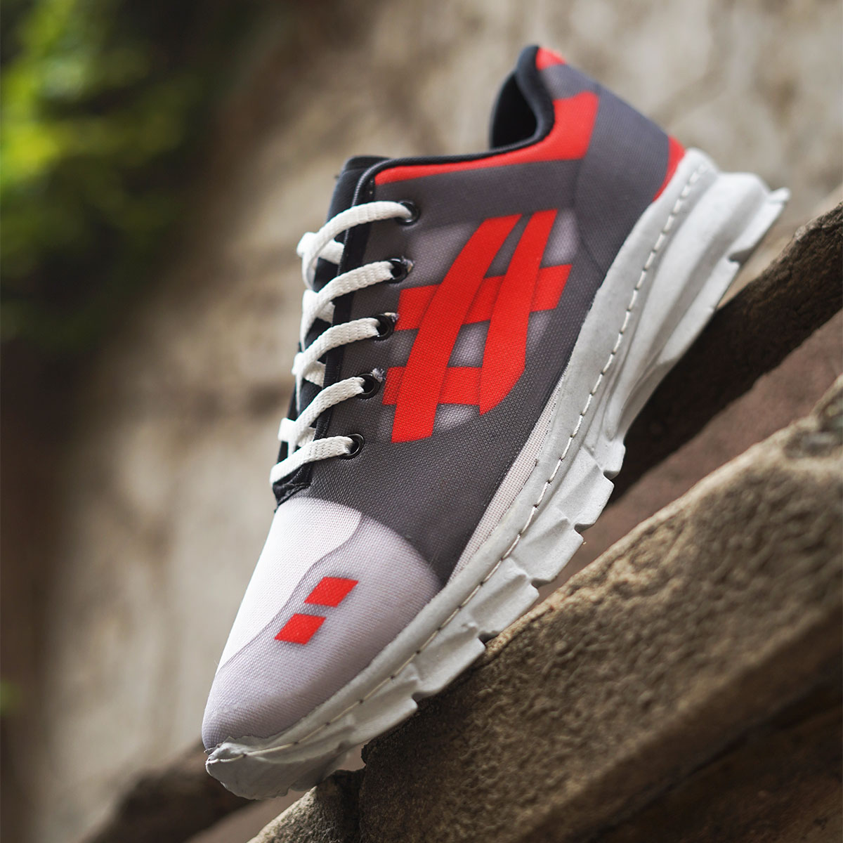 کفش ورزشی مردانه قرمزمدل Fabric