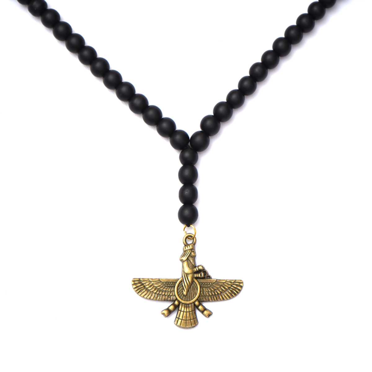 گردنبند آویز دار مردانه مدل Faravahar