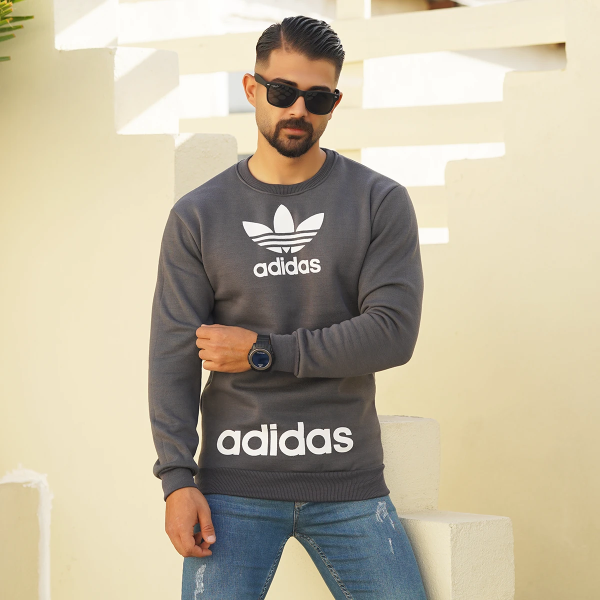 دورس آدیداس طوسی مردانه مدل Malon