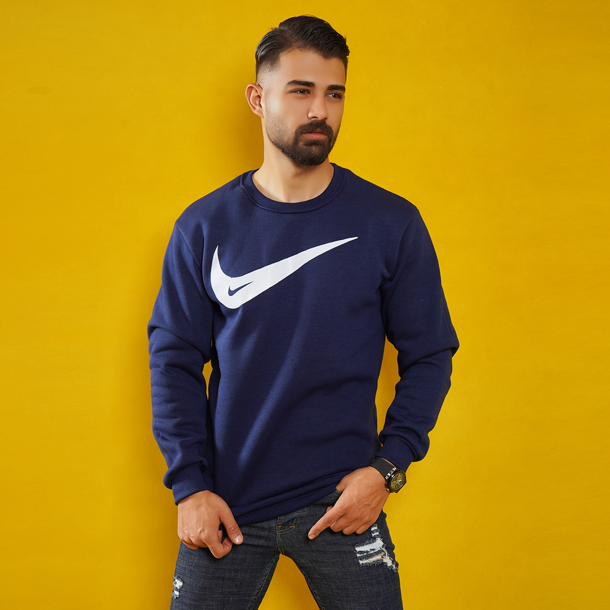 دورس نایک سرمه ای مردانه مدل Ravis