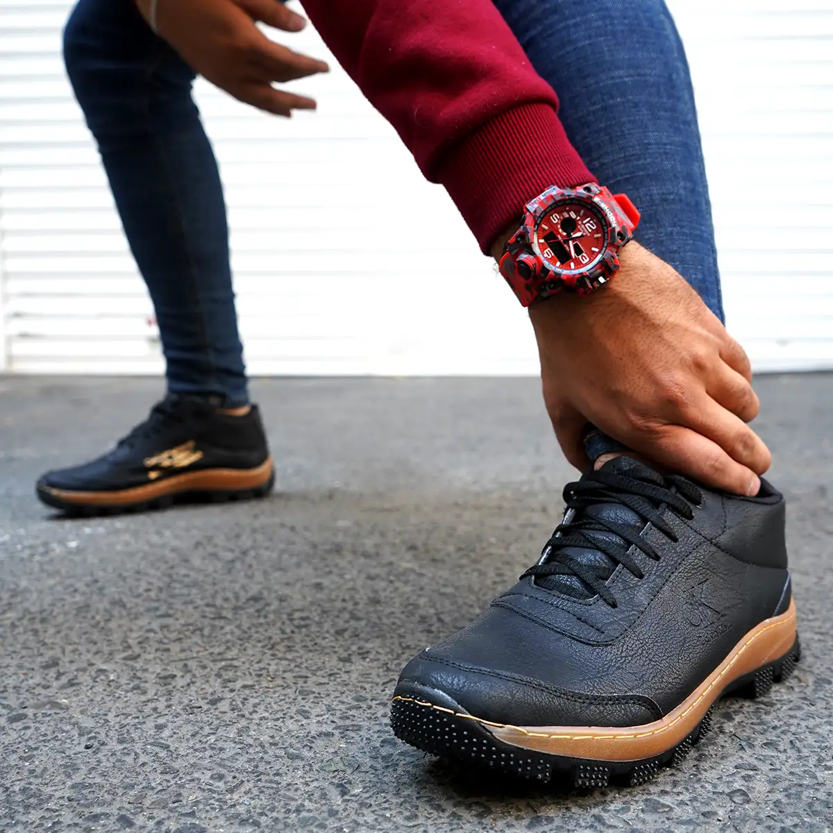 کفش مردانه مشکی مدل Behdad-Neo