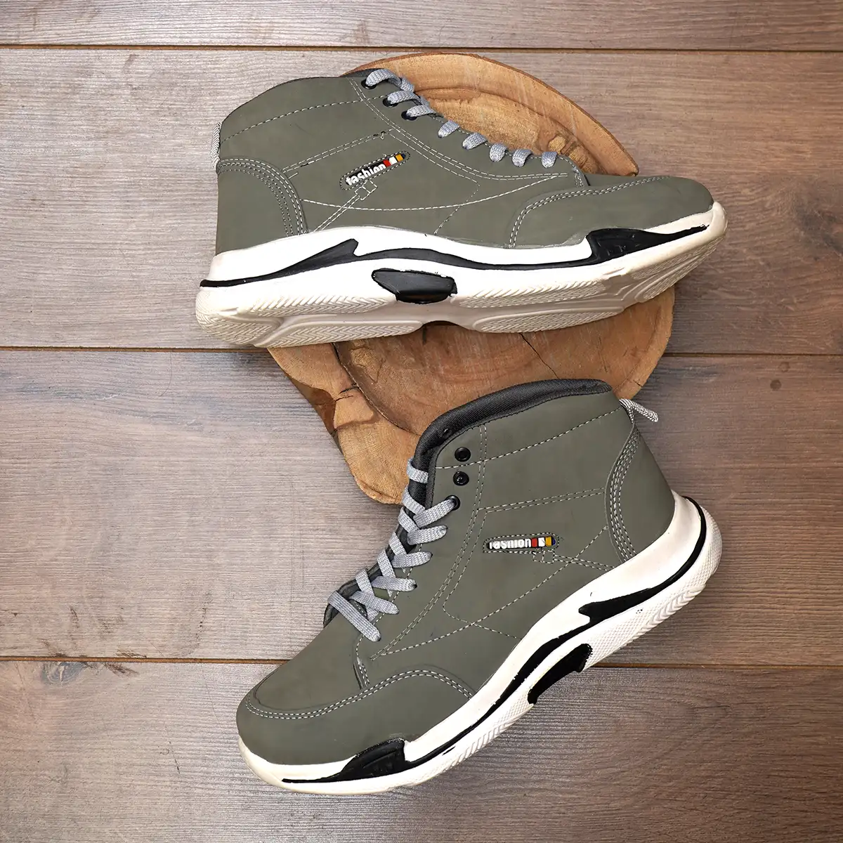 کفش مردانه طوسی مدل Emto