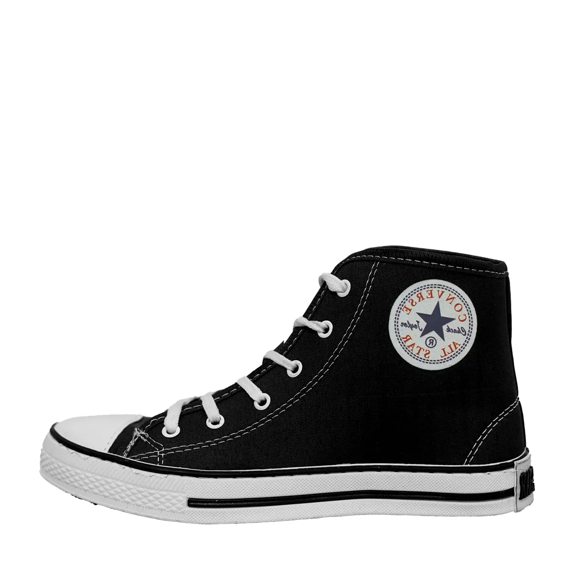 کفش ورزشی ساقدار مشکی All Star زنانه مدلMobina