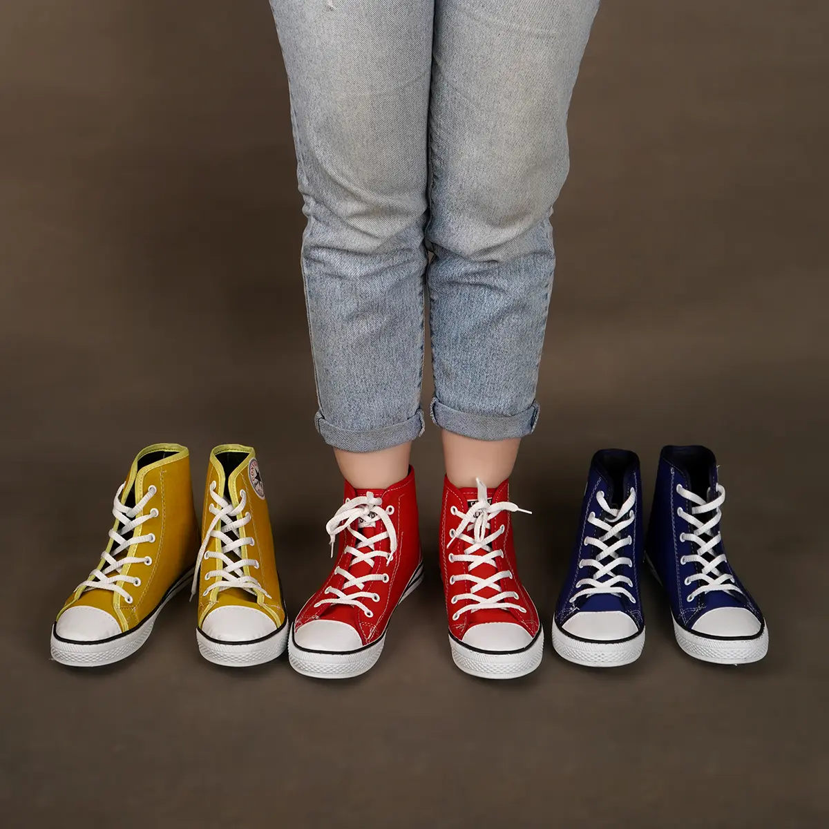 کفش ورزشی ساقدار آبی All Star زنانه مدلMobina