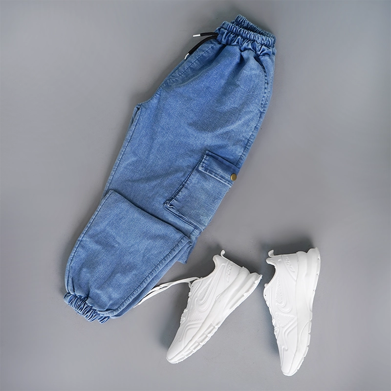 شلوار اسلش آبی روشن مردانه مدل ARAZ