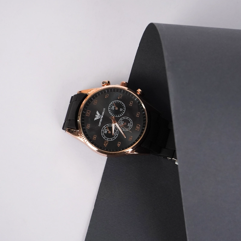 ساعت مچی مردانه مشکی مدل Armani