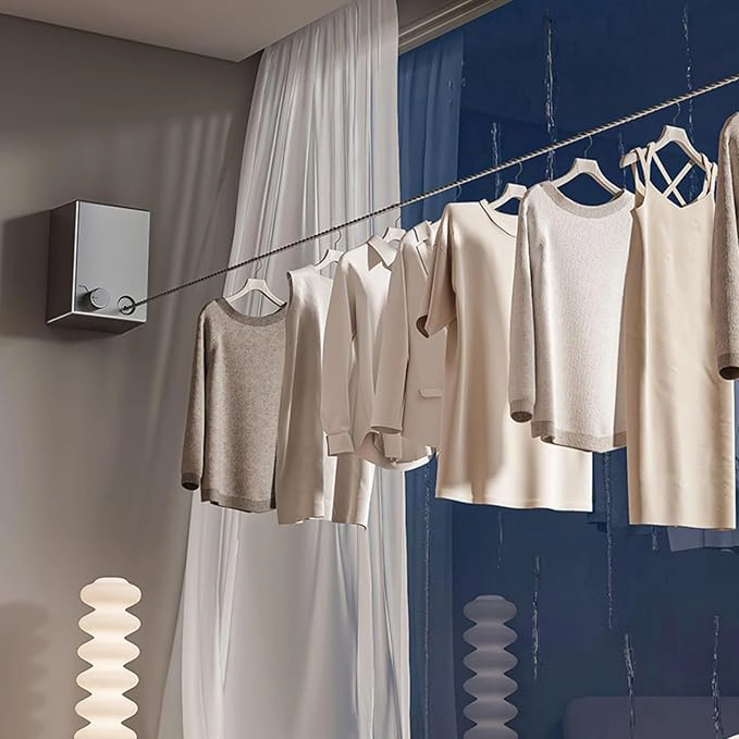 بند رخت فلزی دیواری