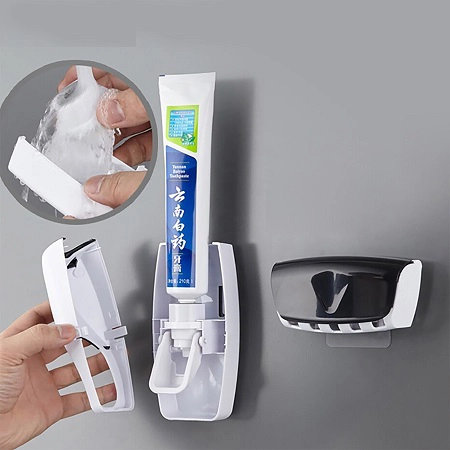 جای مسواک و خمیردندان اتومات مدل juxin