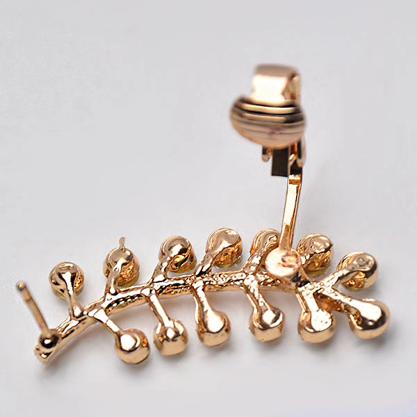 گوشواره لاله گوشی طرح پر