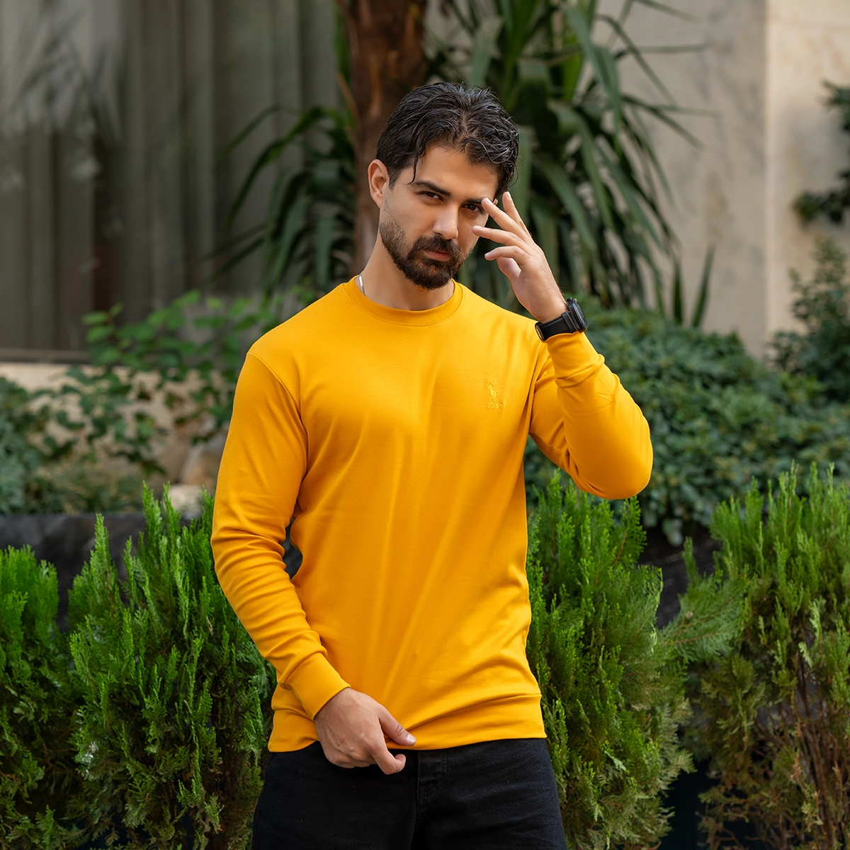 دورس مردانه polo زرد مدل Horosh